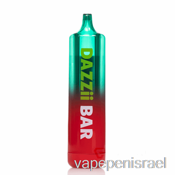 חד פעמי Vape Israel Dazzleaf Dazzii Bar 510 סוללה ירוק/אדום